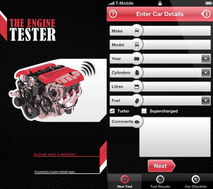 The Engine Tester