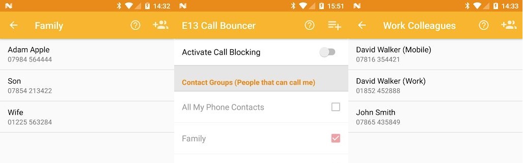 E13 Call Bouncer