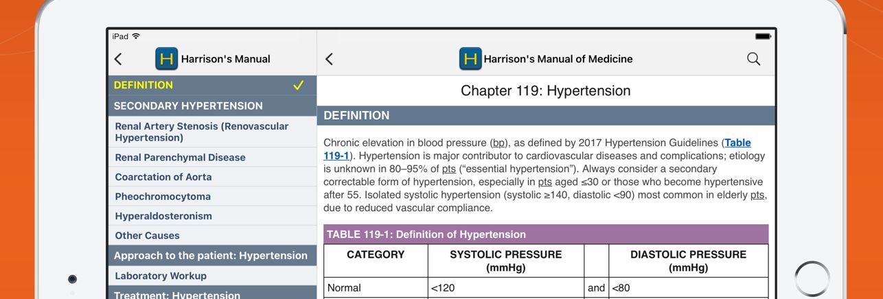 Harrison's Manual of Medicine app